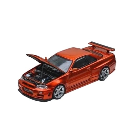 XGFFBAGB 1/64 Für GTR R34 ZTune Modellauto(with Box) von XGFFBAGB