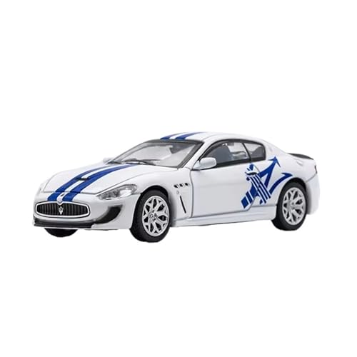 XGFFBAGB 1/64 Für GranTurismo Modell Sportwagen Vintage Diecast Car Collection Spielzeug(White,with Box) von XGFFBAGB