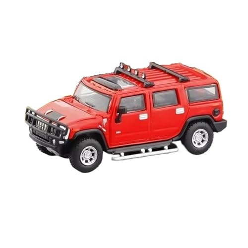 XGFFBAGB 1/64 Für H2 Modellauto Legierung Diecast Spielzeug Geländewagen Geschenke Hobby Sammlung(Rosso,No Box) von XGFFBAGB