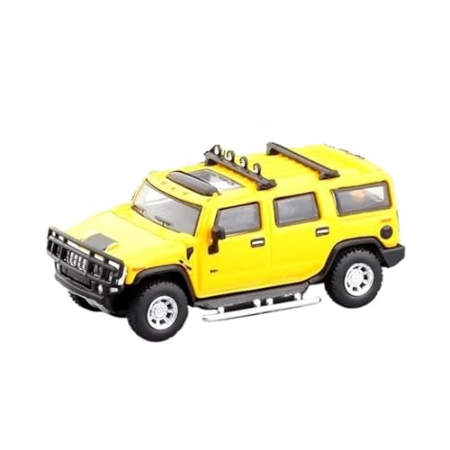 XGFFBAGB 1/64 Für H2 Modellauto Legierung Diecast Spielzeug Geländewagen Geschenke Hobby Sammlung(Yellow,No Box) von XGFFBAGB