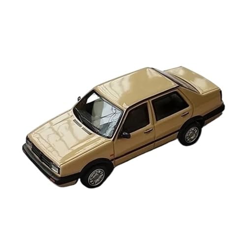 XGFFBAGB 1/64 Für Jetta Gt Druckgusslegierung Automodell Hobby Collection Statische Metallornamente(Yellow,with Box) von XGFFBAGB
