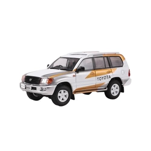 XGFFBAGB 1/64 Für LC100 Druckguss-Legierung Modellauto Geschenke Sammlung Display Ornamente(White,with Box) von XGFFBAGB