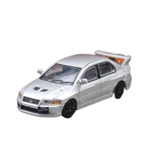 XGFFBAGB 1/64 Für Lancer Evolution V EVO 7 Spielzeugauto Diecast Metall Sport Fahrzeug Modell Sammlung Geschenk(Silver,No Box) von XGFFBAGB