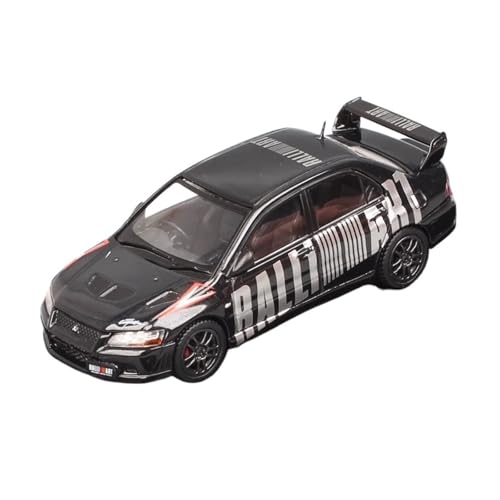 XGFFBAGB 1/64 Für Lancer GSR EVO VII Ralliart Rallye Auto Modell Gießt Druck Spielzeug Fahrzeuge(Black,No Box) von XGFFBAGB