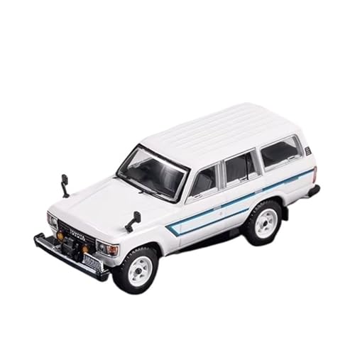 XGFFBAGB 1/64 Für Land Cruiser LC60 Druckguss-Modellauto(White D,No Box) von XGFFBAGB