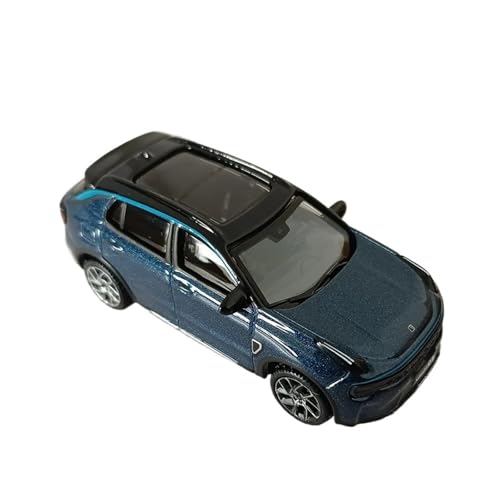 XGFFBAGB 1/64 Für Lynk & Co 01 Druckgusslegierung Automodell Statische Metallornamente Garagenszenendekorationen(Blu,with Box) von XGFFBAGB