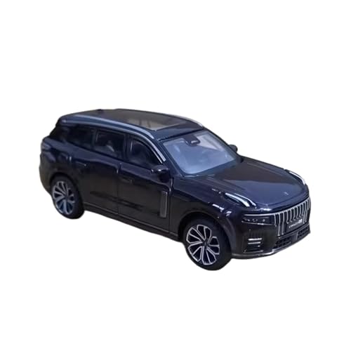 XGFFBAGB 1/64 Für Lynk & Co 09 SUV Druckguss Legierung Auto Modell Fan Sammlung Display Home Dekoration Metall Ornamente(Purple,with Box) von XGFFBAGB