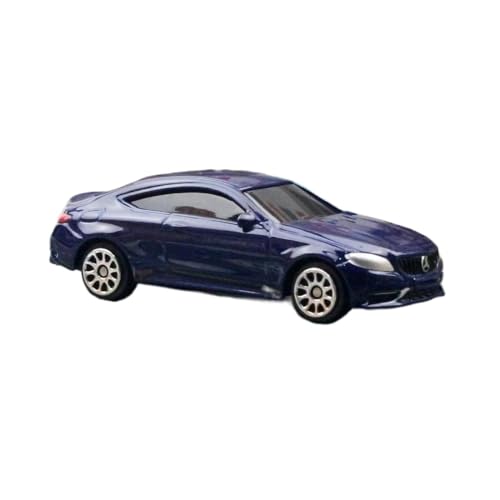 XGFFBAGB 1/64 Für Mercedes C63 S AMG Diecast Sport Spielzeugauto Modell Legierung Metall Geschenk(Blu,No Box) von XGFFBAGB