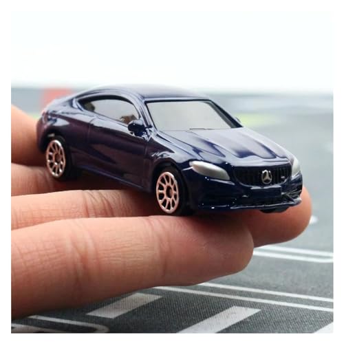 XGFFBAGB 1/64 Für Mercedes C63 S AMG Diecast Sport Spielzeugauto Modell Legierung Metall Geschenk(White,with Box) von XGFFBAGB