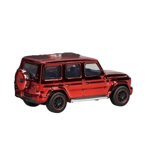 XGFFBAGB 1/64 Für Mercedes G63 Legierung Modell SUV Off-Road Spielzeug Auto Geschenk(Red A,with Box) von XGFFBAGB