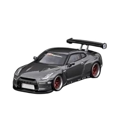 XGFFBAGB 1/64 Für PANDEM R35 GTR Modellauto(Black Gray,with Box) von XGFFBAGB