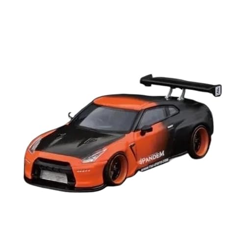 XGFFBAGB 1/64 Für PANDEM R35 GTR Modellauto(Orange,with Box) von XGFFBAGB