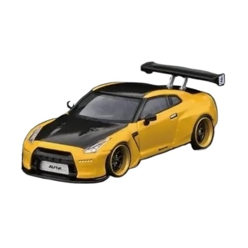 XGFFBAGB 1/64 Für PANDEM R35 GTR Modellauto(Yellow,with Box) von XGFFBAGB