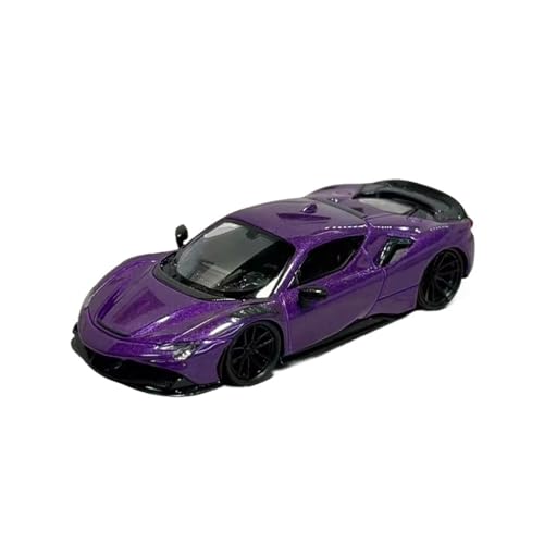 XGFFBAGB 1/64 Für SF90-Legierungsautomodelle(Purple,with Box) von XGFFBAGB