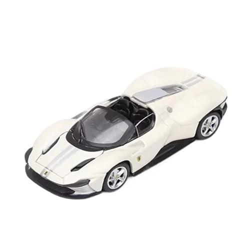 XGFFBAGB 1/64 Für SP3 Legierung Sport Serie Auto Modell Diecast Modell Spielzeug(White,with Box) von XGFFBAGB
