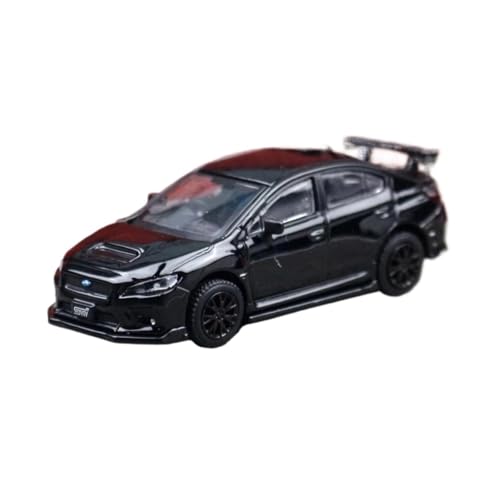 XGFFBAGB 1/64 Für STI WRX Racing Spielzeug Auto Modell Diecast Metall Legierung Fahrzeug Freies Räder Sammlung Geschenk(Black,No Box) von XGFFBAGB