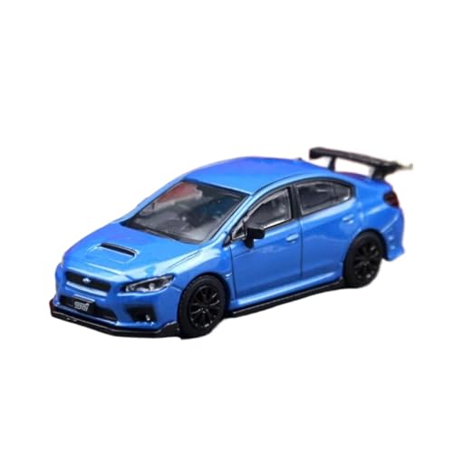 XGFFBAGB 1/64 Für STI WRX Racing Spielzeug Auto Modell Diecast Metall Legierung Fahrzeug Freies Räder Sammlung Geschenk(Blu,No Box) von XGFFBAGB