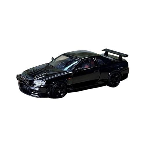XGFFBAGB 1/64 Für SW GTR R34 Legierungsmodellauto(with Box) von XGFFBAGB