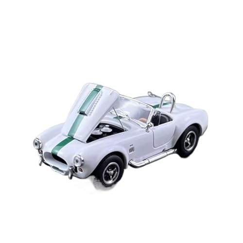 XGFFBAGB 1/64 Für Shelby 427 Cobra Vintage Auto Diecast Modell Auto Metall Display Sammlung Ornamente(White B,with Box) von XGFFBAGB