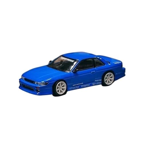 XGFFBAGB 1/64 Für Silvia S13 Diecast Diorama Car Model Collection Spielzeug(Blu,No box) von XGFFBAGB