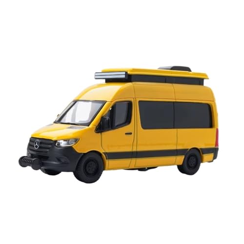 XGFFBAGB 1/64 Für Sprinter MPV Legierung Auto Druckguss & Spielzeugfahrzeuge Automodell Spielzeug(Yellow,with Box) von XGFFBAGB