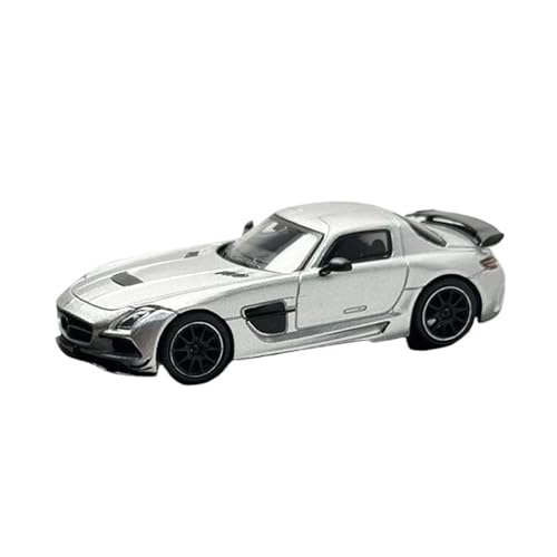 XGFFBAGB 1/64 Für TW SLS Coupe Black Series Silber Legierung Auto Modell(No Box) von XGFFBAGB