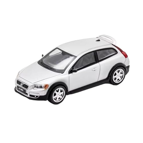 XGFFBAGB 1/64 Für VOL C30 Stil Racing Modell Auto Legierung Diecast Spielzeug Sammlung Dekoration(Silver,with Box) von XGFFBAGB