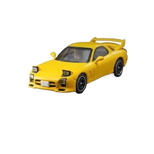 XGFFBAGB 1/64 Metalllegierung Automodell Druckguss (Yellow D,With box) von XGFFBAGB