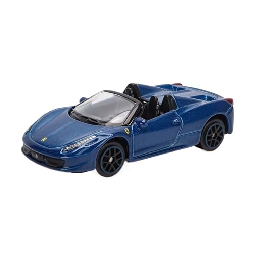 XGFFBAGB 1/64 Modell Serie Sammlung Auto Legierung Modell Spielzeug Geschenk Szene Dekoration(Blu,with Box) von XGFFBAGB