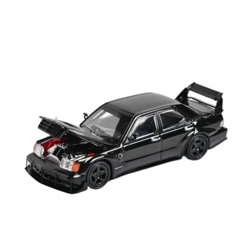 XGFFBAGB 1/64 W201 190E Druckguss-Modellauto(Black,No Box) von XGFFBAGB