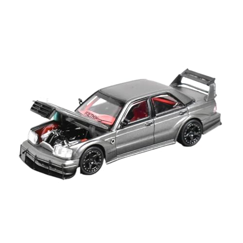 XGFFBAGB 1/64 W201 190E Druckguss-Modellauto(Gray B,with Box) von XGFFBAGB
