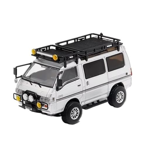 XGFFBAGB 1/64 für Delica 3 Druckguss-Modell (Silber, keine Box) von XGFFBAGB