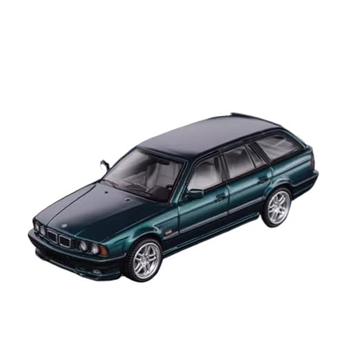 XGFFBAGB 1/64 für E34 Touring Diecast Modellauto Kollektion Geschenk (grün, mit Box) von XGFFBAGB