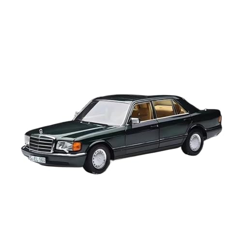 XGFFBAGB 1:18 Für 560SEL W126 Legierung Auto Modell Sammeln Spielzeug Geschenk Souvenir Display(with Box) von XGFFBAGB