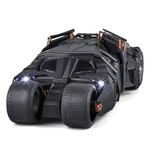 XGFFBAGB 1:18 Für Batmobil Automodell Spielzeug Die Sound Light Slide Spray Legierung Fahrzeugmodelle Ornamente Geschenke(with Box) von XGFFBAGB