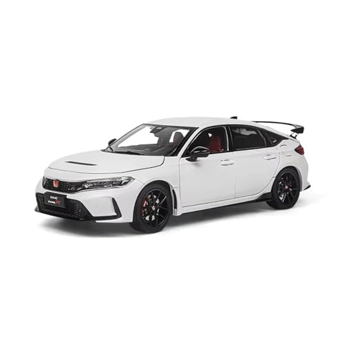 XGFFBAGB 1:18 Für Civic Type R FL5 Auto Modell Metall Diecast Spielzeug Hobby Sammlung Geschenk(White,with Box) von XGFFBAGB