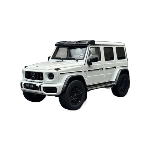 XGFFBAGB 1:18 Für G63 4X4 SUV Metallautomodell, Statische Dekoration, Geschenkkollektion(White,with Box) von XGFFBAGB