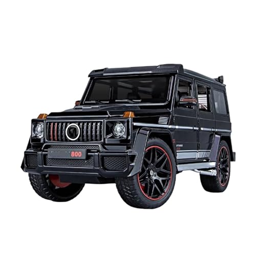 XGFFBAGB 1:18 Für G800 Legierung Modell Sound Licht Pull Back Auto Off-Road SUV Spielzeug Sammlung Dekoration Geschenk(Black,with Box) von XGFFBAGB