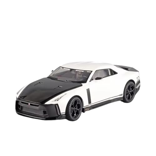 XGFFBAGB 1:18 Für GTR 50 Legierung Sport Auto Modell Diecast Metall Spielzeug Racing Modell(White,with Box) von XGFFBAGB