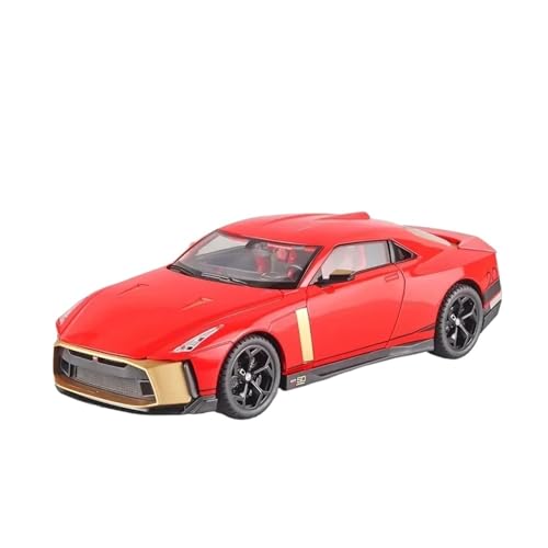 XGFFBAGB 1:18 Für GTR50 Legierung Sport Auto Metall Druckguss Sound Und Licht Fahrzeuge Modell Sammlung Spielzeug Geschenke(Rosso,with Box) von XGFFBAGB