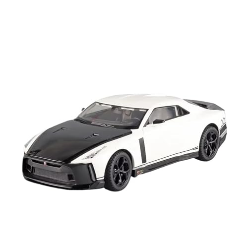 XGFFBAGB 1:18 Für GTR50 Legierung Sport Auto Metall Druckguss Sound Und Licht Fahrzeuge Modell Sammlung Spielzeug Geschenke(White,No Box) von XGFFBAGB