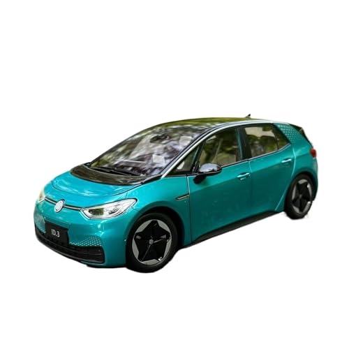 XGFFBAGB 1:18 Für ID3 SUV Legierung Diecast Metall Auto Modell Sammlung Spielzeug Geschenk(Blu,with Box) von XGFFBAGB