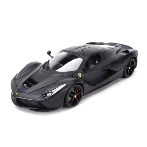 XGFFBAGB 1:18 Für Laferrari Verfeinerte Version Sportwagen Statische Druckgussfahrzeuge Sammlermodell Spielzeug(Black,with Box) von XGFFBAGB