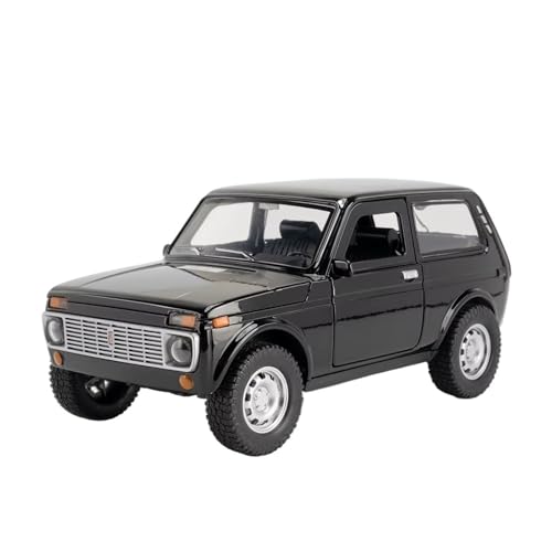 XGFFBAGB 1:18 Für NIVA Off Road Legierung Modelle Auto Druckguss Metall Auto Spielzeug(Black,with Box) von XGFFBAGB