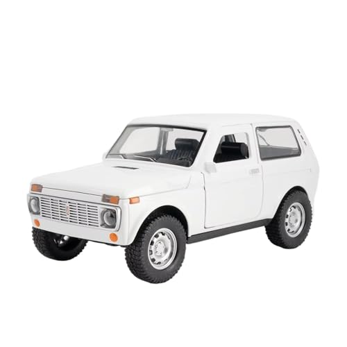 XGFFBAGB 1:18 Für NIVA Off Road Legierung Modelle Auto Druckguss Metall Auto Spielzeug(White,No Box) von XGFFBAGB