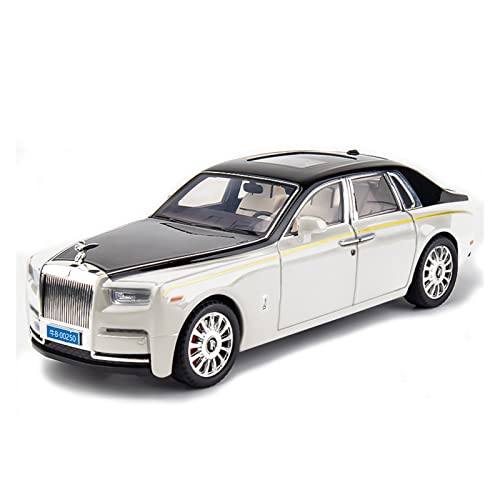 XGFFBAGB 1:18 Für Phantom Legierung Diecast Spielzeug Metall Auto Modell Sammlung Geschenke(White,with Box) von XGFFBAGB