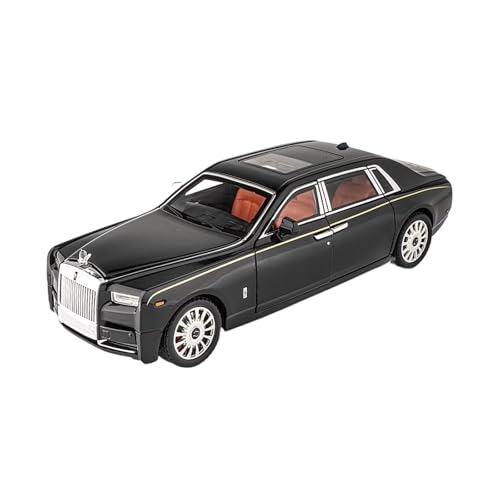 XGFFBAGB 1:18 Für Phantom Legierung Pull Back Spielzeug Druckguss Auto Mit Sound Und Licht Modell Spielzeug(Black,with Box) von XGFFBAGB