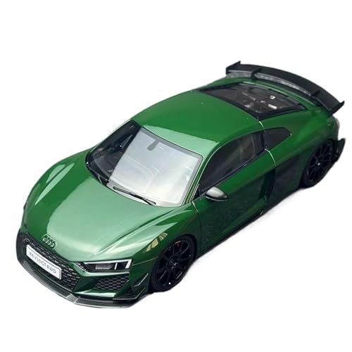 XGFFBAGB 1:18 Für R8 Cabrio 2021 Leistung Auto Legierung Auto Modell Unternehmen Display Zu Senden Freunde(Green,with Box) von XGFFBAGB
