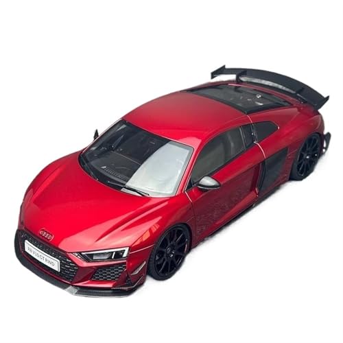 XGFFBAGB 1:18 Für R8 Cabrio 2021 Leistung Auto Legierung Auto Modell Unternehmen Display Zu Senden Freunde(Rosso,with Box) von XGFFBAGB