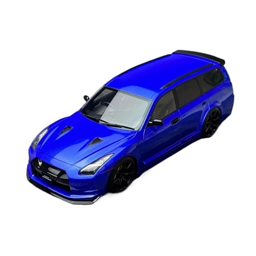 XGFFBAGB 1:18 Für STAGEA GTR R35 Reise Edition Auto Modell Statische Dekoration Sammlung Geschenke(Blu,with Box) von XGFFBAGB